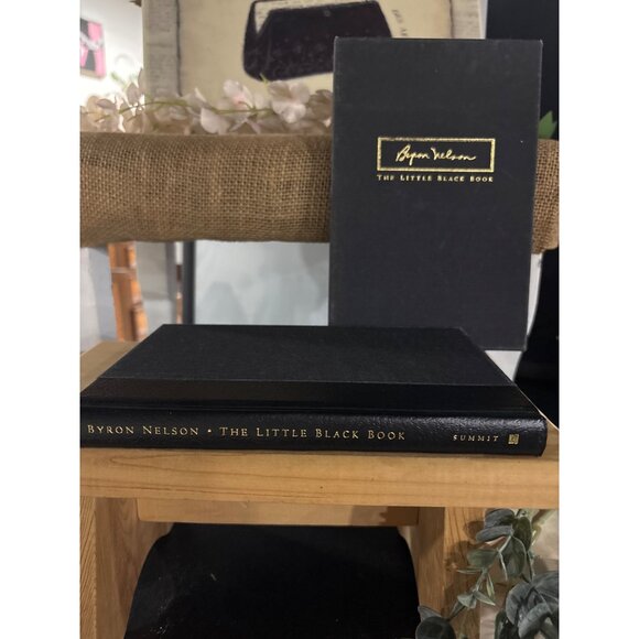 Bintage Byron Nelson "The Little Black Book" 1995 with Slipcase Hardcover Book - Picture 16 of 16